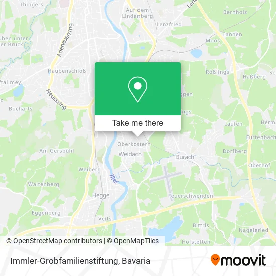 Карта Immler-Grobfamilienstiftung