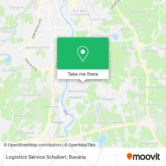 Карта Logistics Service Schubert