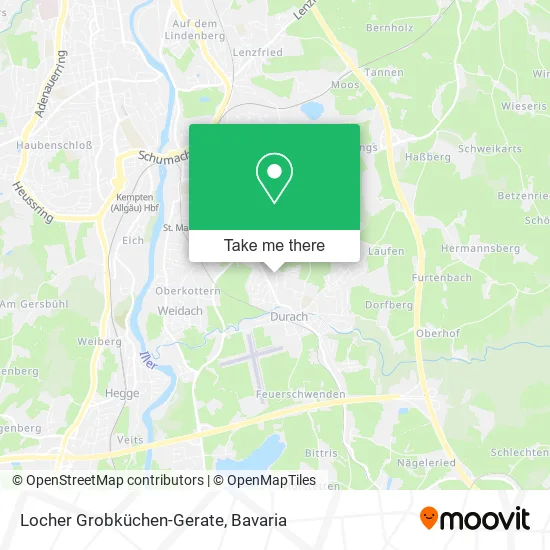 Карта Locher Grobküchen-Gerate