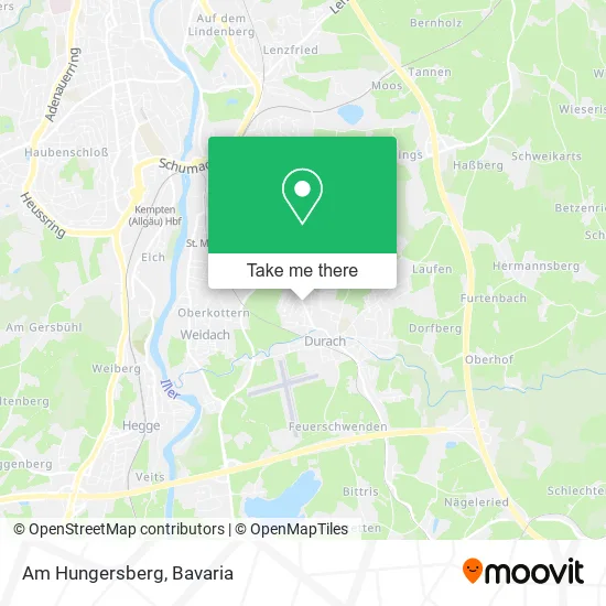 Карта Am Hungersberg