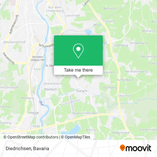 Карта Diedrichsen