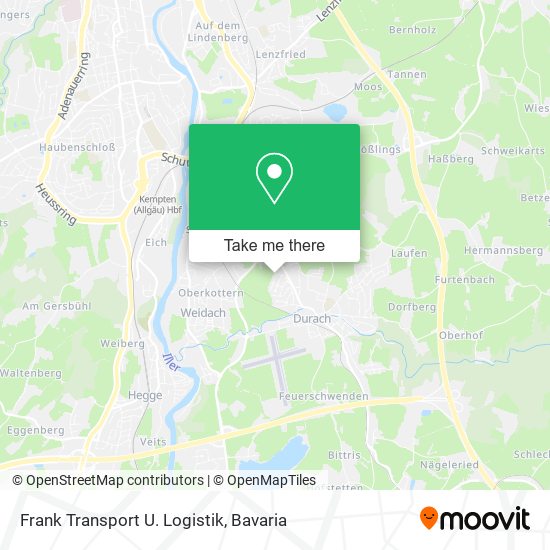 Карта Frank Transport U. Logistik