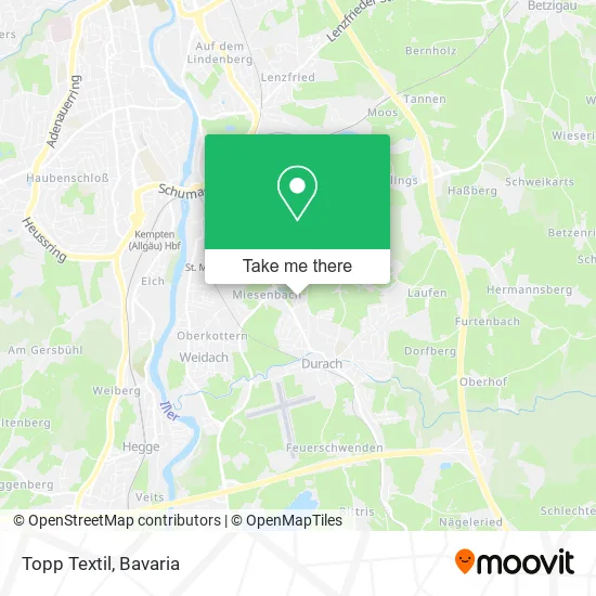 Topp Textil map
