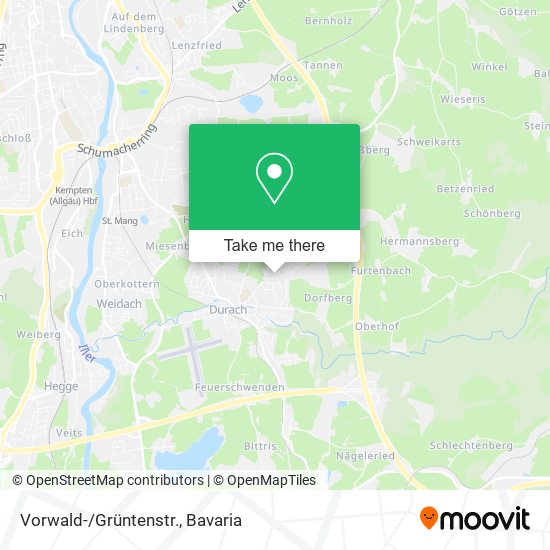 Vorwald-/Grüntenstr. map