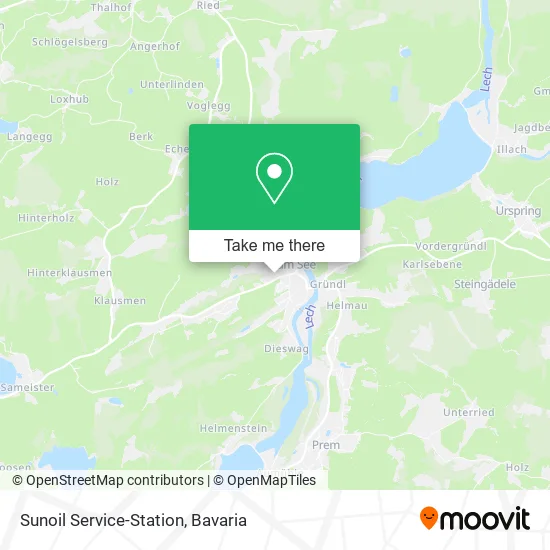 Карта Sunoil Service-Station