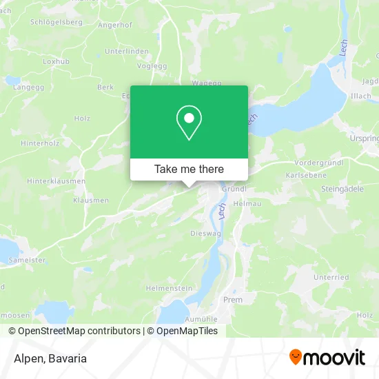 Карта Alpen