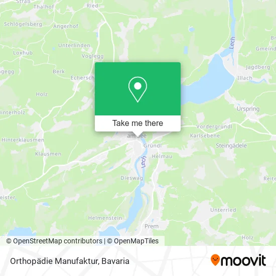 Orthopädie Manufaktur map