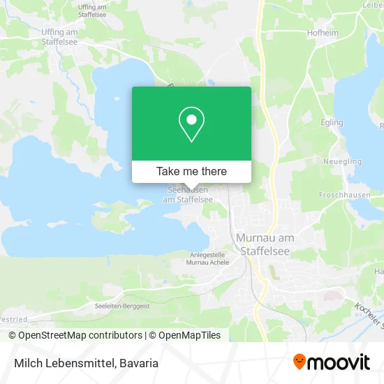 Карта Milch Lebensmittel