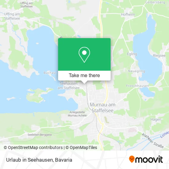Карта Urlaub in Seehausen