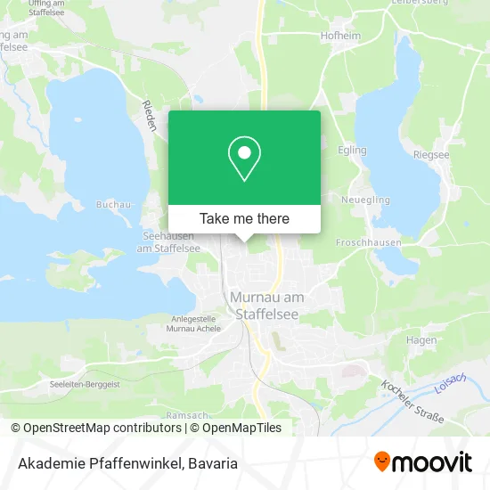 Карта Akademie Pfaffenwinkel