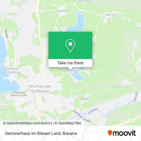 Seminarhaus im Blauen Land map
