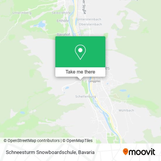 Schneesturm Snowboardschule map
