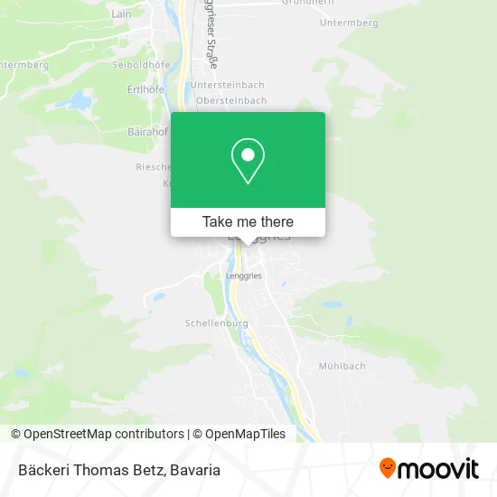 Bäckeri Thomas Betz map