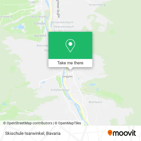 Карта Skischule Isarwinkel