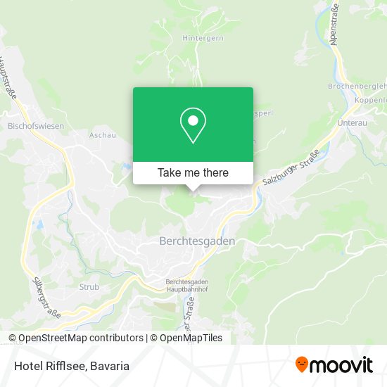 Hotel Rifflsee map