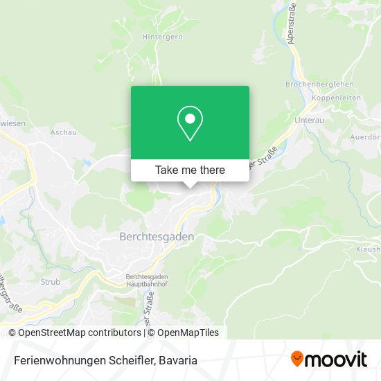 Ferienwohnungen Scheifler map