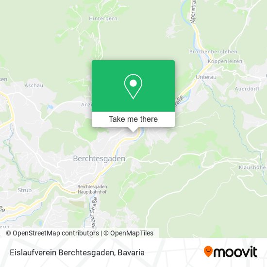 Eislaufverein Berchtesgaden map