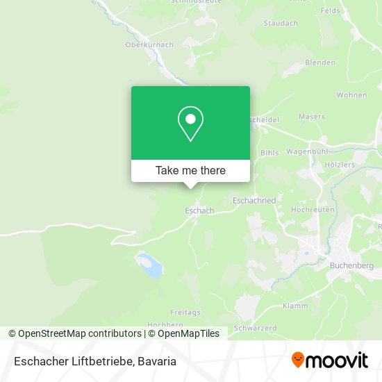 Eschacher Liftbetriebe map
