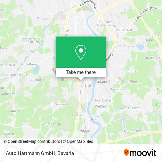 Карта Auto Hartmann GmbH