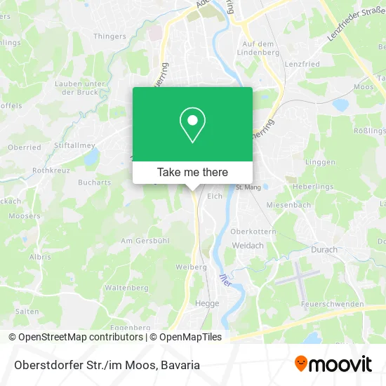 Карта Oberstdorfer Str./im Moos