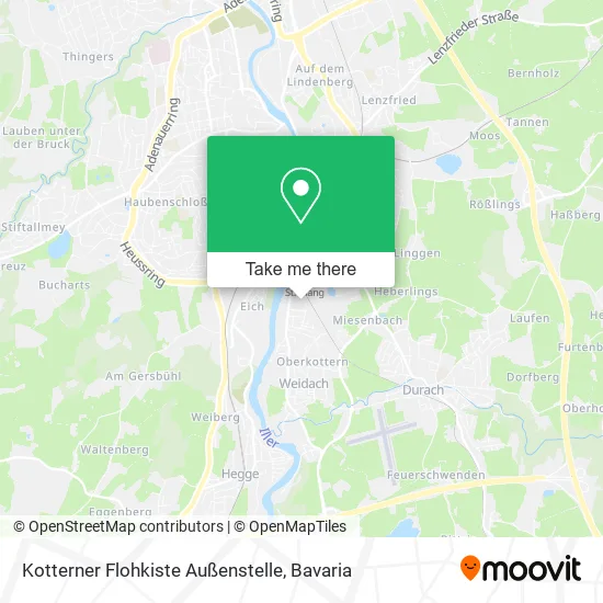 Карта Kotterner Flohkiste Außenstelle