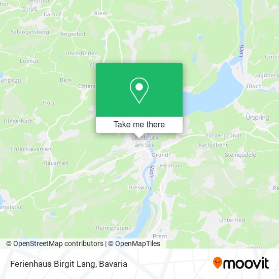 Ferienhaus Birgit Lang map