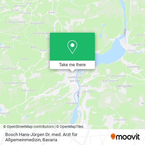 Bosch Hans-Jürgen Dr. med. Arzt für Allgemeinmedizin map
