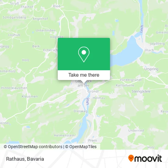 Rathaus map