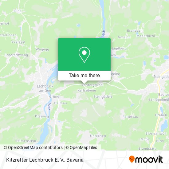 Kitzretter Lechbruck E. V. map