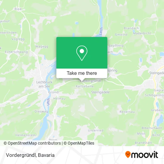 Карта Vordergründl