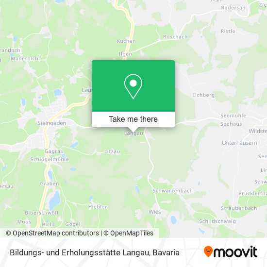 Bildungs- und Erholungsstätte Langau map
