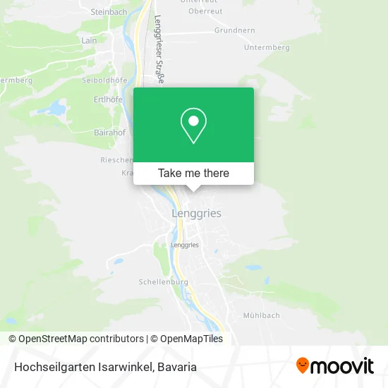 Карта Hochseilgarten Isarwinkel