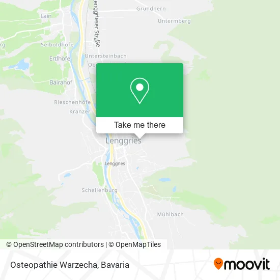 Карта Osteopathie Warzecha