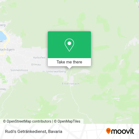 Rudi's Getränkedienst map