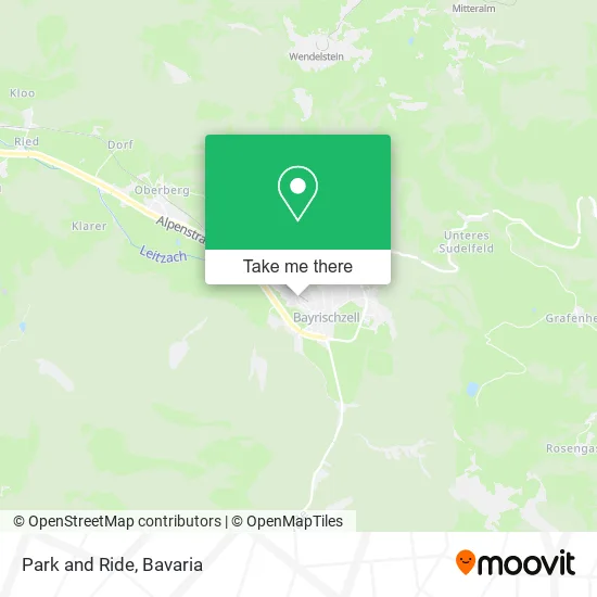 Карта Park and Ride