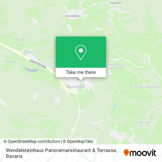 Wendelsteinhaus Panoramarestaurant & Terrasse map