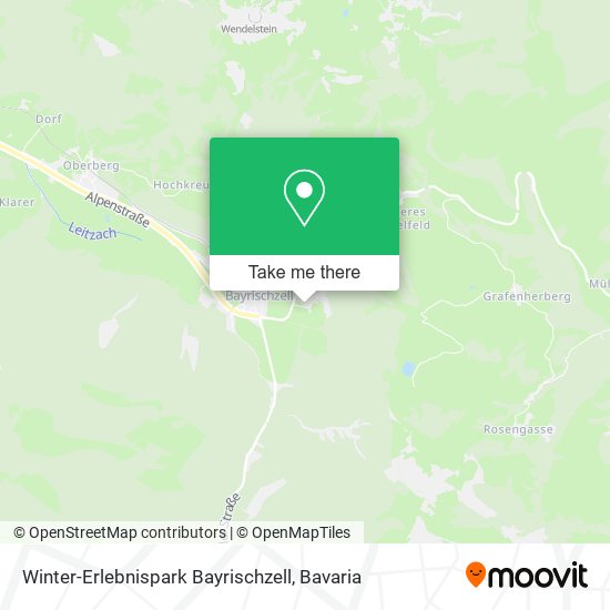 Winter-Erlebnispark Bayrischzell map