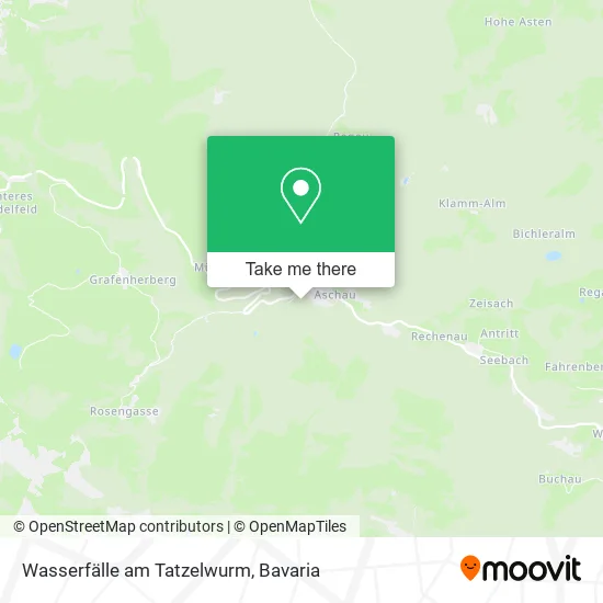 Карта Wasserfälle am Tatzelwurm