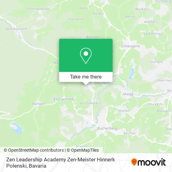 Карта Zen Leadership Academy Zen-Meister Hinnerk Polenski