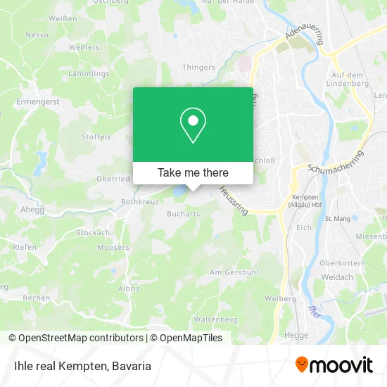 Карта Ihle real Kempten