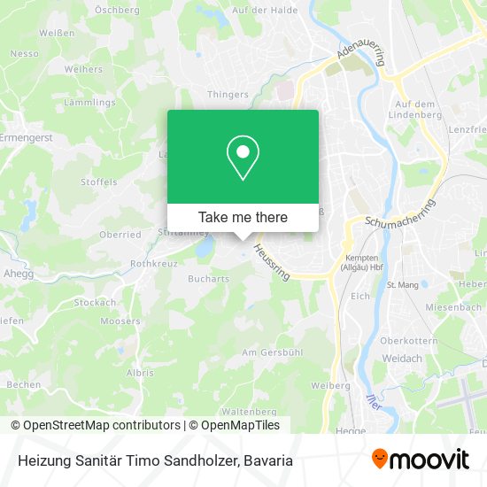 Heizung Sanitär Timo Sandholzer map