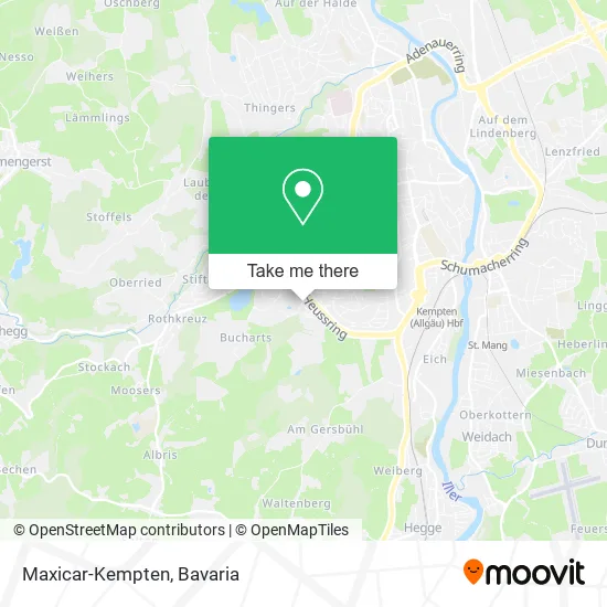 Карта Maxicar-Kempten