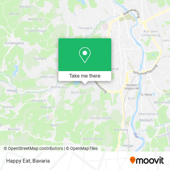 Happy Eat map