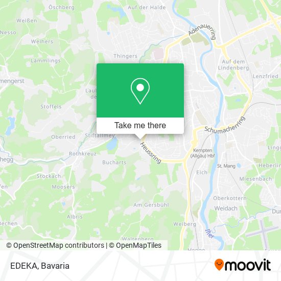 EDEKA map