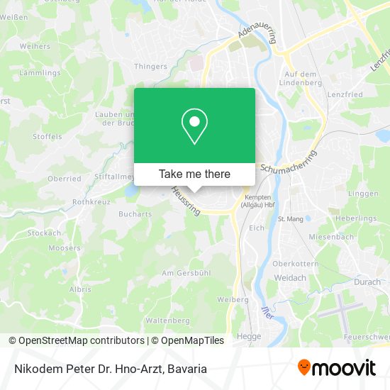 Nikodem Peter Dr. Hno-Arzt map
