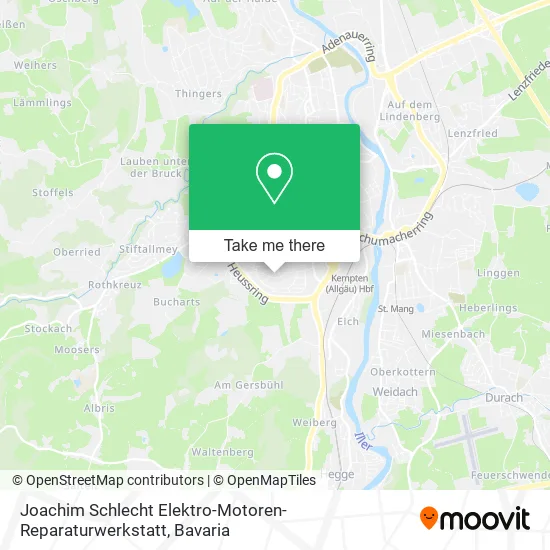 Карта Joachim Schlecht Elektro-Motoren-Reparaturwerkstatt