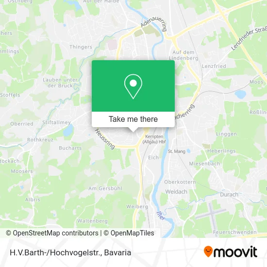 Карта H.V.Barth-/Hochvogelstr.