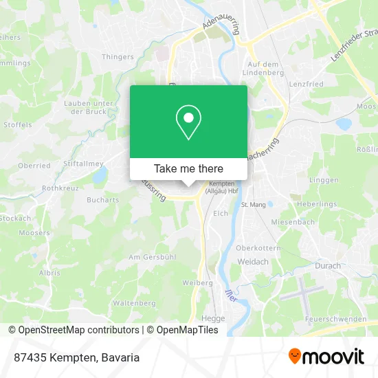 87435 Kempten map