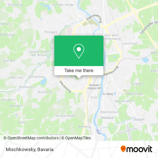 Карта Mischkowsky