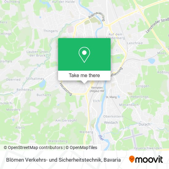 Blömen Verkehrs- und Sicherheitstechnik map